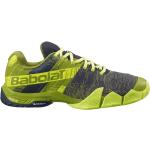 Zapatillas verdes de caucho de pádel rebajadas con shock absorber Babolat talla 40,5 para hombre 