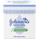 Johnson’s Baby Bastoncillos para Bebé, Niños y Adultos, con Extremos de Algodón 100% puro 200 u