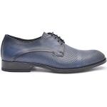 Zapatos azules de piel con cordones con cordones formales Baerchi talla 43 para hombre 