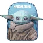 Mochilas escolares azules de poliester Star Wars Yoda Baby Yoda con aislante térmico infantiles 