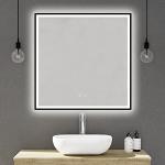 Aplique Baño cromado 78cm 15w Luz Blanca Fría IP44, para espejo ó mueble