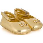 Bailarinas doradas de piel de piel  Dolce & Gabbana talla 20 para bebé 