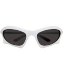 Gafas blancas de acetato de sol rebajadas Balenciaga para mujer 