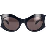 Gafas negras de acetato de sol rebajadas de primavera con logo Balenciaga talla 3XL para mujer 