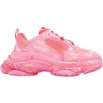 Zapatillas rosas de goma con cordones con cordones con logo Balenciaga talla 38 para mujer 