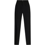Pantalones acampanados negros de lana rebajados informales con rayas Balenciaga talla XS para mujer 