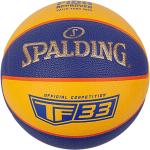 Baloncesto Goma Dorada TF 33 Sz6 Marca : Spalding - 84352Z-Amarillo/Azul - Amarillo y Azul - Taille Tamaño 6