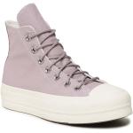 Sneakers bajas lila rebajados Converse para mujer 