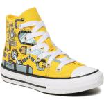 Zapatillas amarillas con cordones rebajadas con cordones Converse talla 29 infantiles 