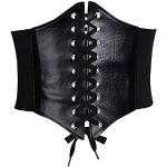 Cinturones anchos negros de sintético vintage talla M para mujer 