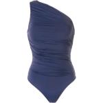 Trajes azul marino de poliamida de baño rebajados con un solo hombro Brigitte para mujer 