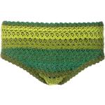 Bañadores slip verdes Amir Slama con crochet para hombre 