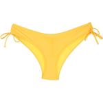 Bragas Bikini Anudadas amarillas de poliamida rebajadas MOSCHINO fruncido para mujer 
