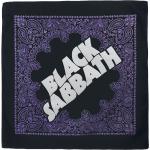 Bandanas multicolor de algodón Black Sabbath con logo talla S para mujer 