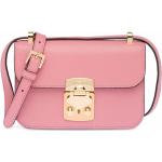 Bolsos satchel rosas con logo Miu Miu para mujer 