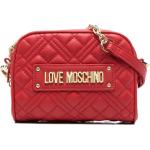 Bandoleras rojas de poliuretano de piel  rebajadas con logo MOSCHINO Love Moschino para mujer 