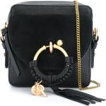 Bolsos satchel negros con logo Chloé See by Chloé para mujer 