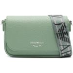 Bolsos satchel verdes de PVC plegables con logo Armani Emporio Armani para mujer 