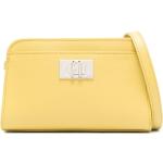 Bolsos satchel amarillos de poliester con logo FURLA para mujer 