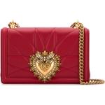Bolsos rojos de piel de moda plegables Dolce & Gabbana para mujer 