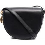 Bolsos satchel negros de poliuretano rebajados con logo STELLA McCARTNEY de materiales sostenibles para mujer 