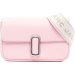 Bolsos satchel rosa pastel de piel plegables con logo Marc Jacobs para mujer 