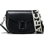 Bolsos satchel negros de piel plegables con logo Marc Jacobs para mujer 