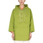 Abrigos verdes de poliester con capucha  con escote cruzado BARBOUR talla S para mujer 