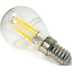 Lámparas LED transparentes de metal de rosca E14 regulables 