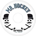 Base London Base-Rodillo Interiores Mr. Hockey Pro | Pack de 4 | Dureza 74A | Agarre Fuerte | Blanco | Apto para Todas Las Marcas estándar en línea | 59 mm, Unisex