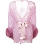 Batas rosa pastel de seda de seda  Talla Única de materiales sostenibles para mujer 
