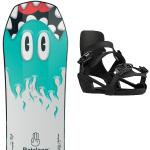 BATALEON Minishred - Pack snowboard - Blanco/Multicolor - EU 120