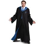 Disfraces azules de satén de mago Harry Potter Ravenclaw para mujer 