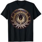 Battlestar Galactica Gold BSG 75 Emblem Camiseta