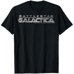 Battlestar Galactica Metallic Title Logo Camiseta