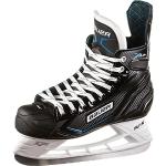 BAUER S21 X-LP Skate-Sr, Zapatos de Hockey Hombre, Schwarz/Weiss/Blau/Silber, 42 EU