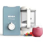 BEABA, Babycook Express, Robot de cocina infantil 4 en 1, Cocción exprés 15min, Mezcla personalizada, Cocción al vapor sana y suave, Descongelación, Textura homogénea, Capacidad 1 250 ml, Azul