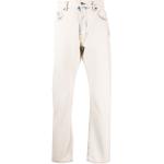 Jeans blancos de algodón de corte recto rebajados ancho W31 largo L34 con logo Haikure de materiales sostenibles para hombre 