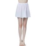 Faldas transparentes de gasa de tablas  micro talla XL para mujer 