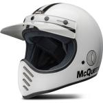 Bell Moto-3 Steve McQueen, casco cruzado XL male Blanco/Negro