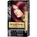 BELLE'FINE® - Black Series - Tinte permanente natural - Con 3 aceites y queratina - Cereza oscuro
