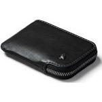 Bellroy Leather Card Pocket Wallet, Cartera con Cremallera Slim (Máx. 15 Tarjetas, Billetera y Monedero) - Black