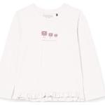bellybutton Langarmshirt Camiseta, Bailarina de la Nube | Blanco, 50 para Bebés