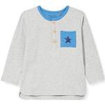 Bellybutton Langarmshirt Camiseta, Melange Plateado | Gris, 62 para Bebés