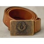 Cinturones marrones de cuero con hebilla  vintage con logo Belstaff talla S 