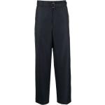 Pantalones clásicos azules de algodón ancho W46 informales Prada con cinturón talla 3XL para hombre 