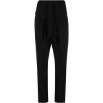 Pantalones ajustados negros de viscosa rebajados ancho W42 Armani Emporio Armani con cinturón talla XXL para mujer 