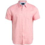 Camisas rosas de algodón de traje  manga corta formales a cuadros Ben Sherman talla S para hombre 