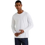 Camisetas blancas de jersey de manga corta manga corta con cuello redondo United Colors of Benetton talla L para hombre 