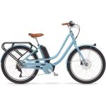 Bicicletas urbanas azules de metal rebajadas para mujer 